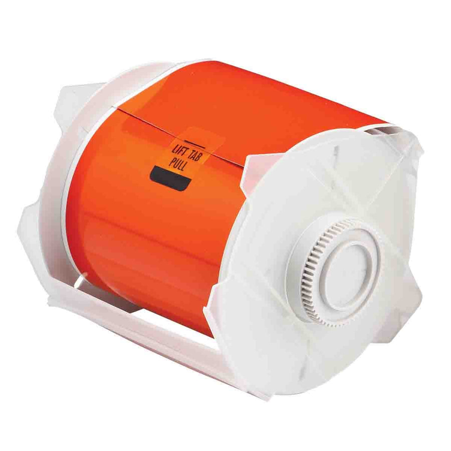 Brady 99219 Globalmark Reflective Label Tape, Orange, 4 in x 50 ft MTESolutions