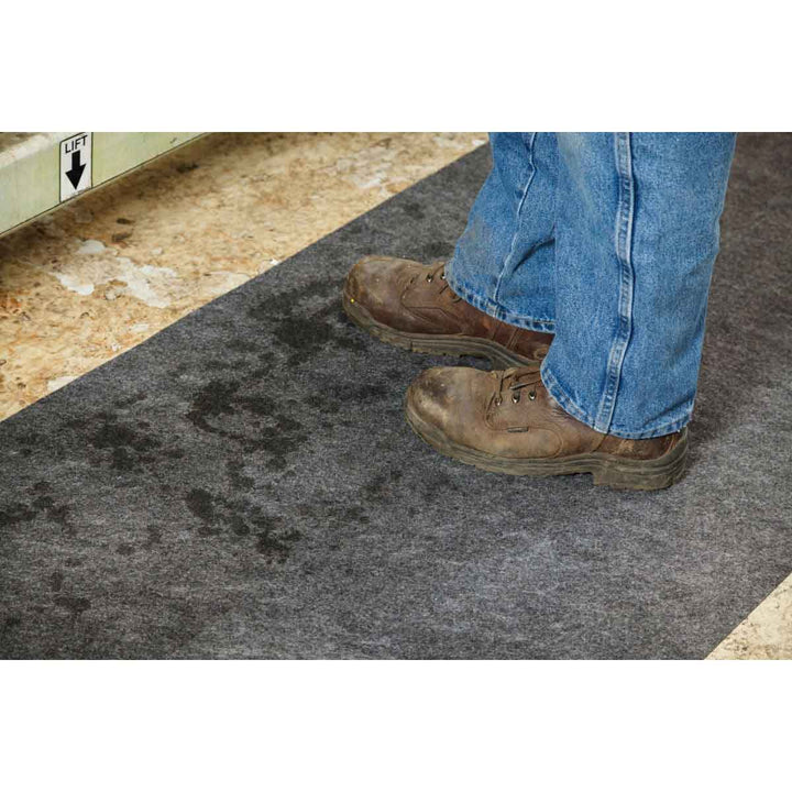Brady AD30100, Toughsorb™ Adhesive Universal Absorbent Mat, Medium Weight, 30" x 100', Absorbency Capacity 21 gal, 100ft Roll MTESolutions