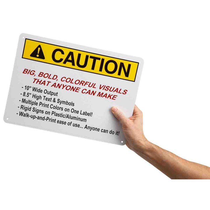 Brady BBP85 Industrial Sign and Label Printer with Workstation Safety and Facility ID Software MTESolutions