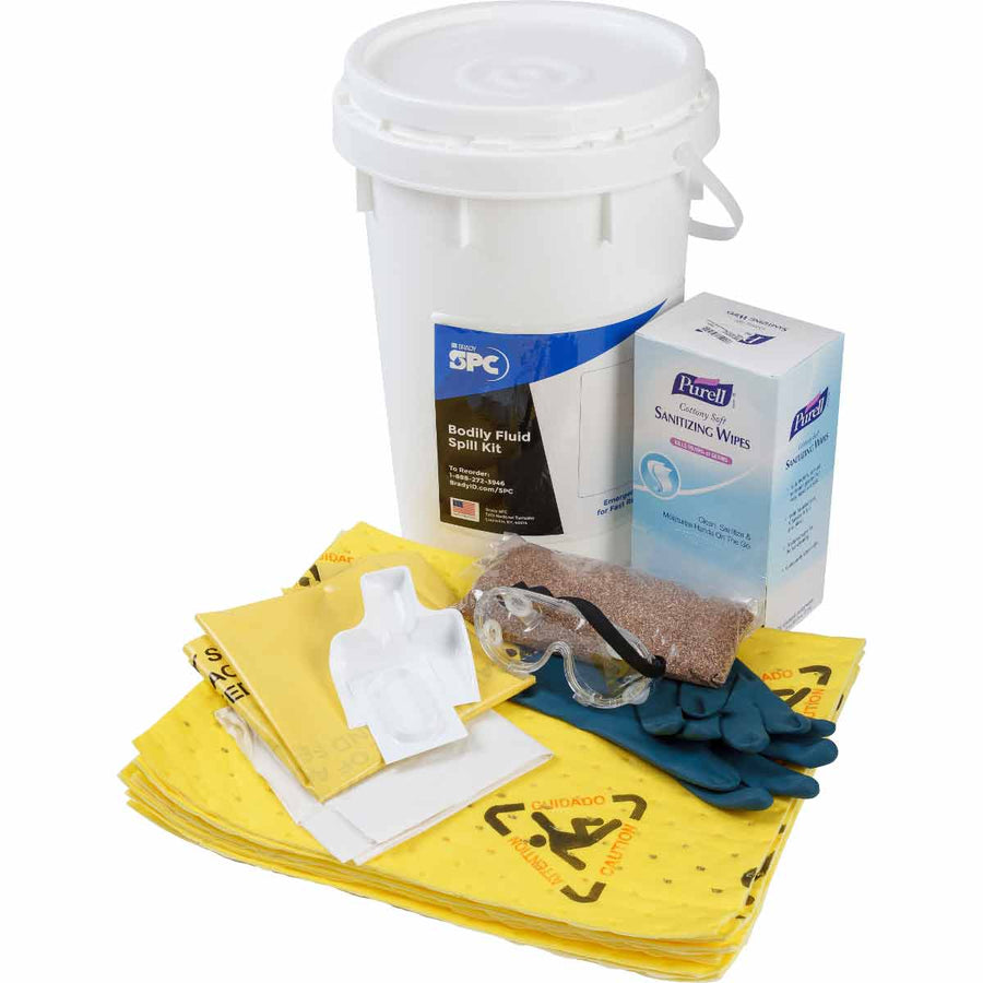 Brady BODILY FLUID, 6.5 GAL SPILL KIT MTESolutions