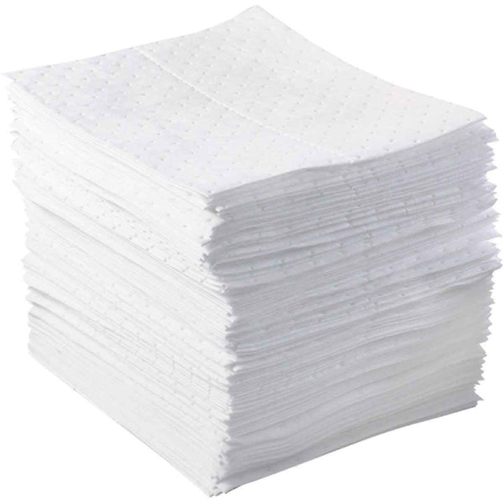 Brady BPO100, BASIC Oil Only Absorbent Pads, Heavy Weight, 15" x 17", Absorbency Capacity 20.5 gal, Bale of 100 Pads MTESolutions