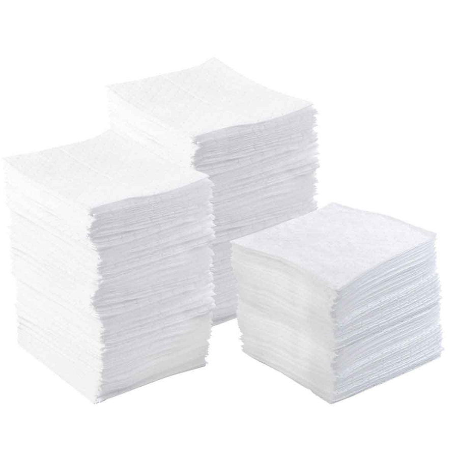 Brady BPO500, BASIC Oil Only Absorbent Pads, Light Weight, 15"x 17", Absorbency Capacity 17 gal, Bale of 100 Pads MTESolutions