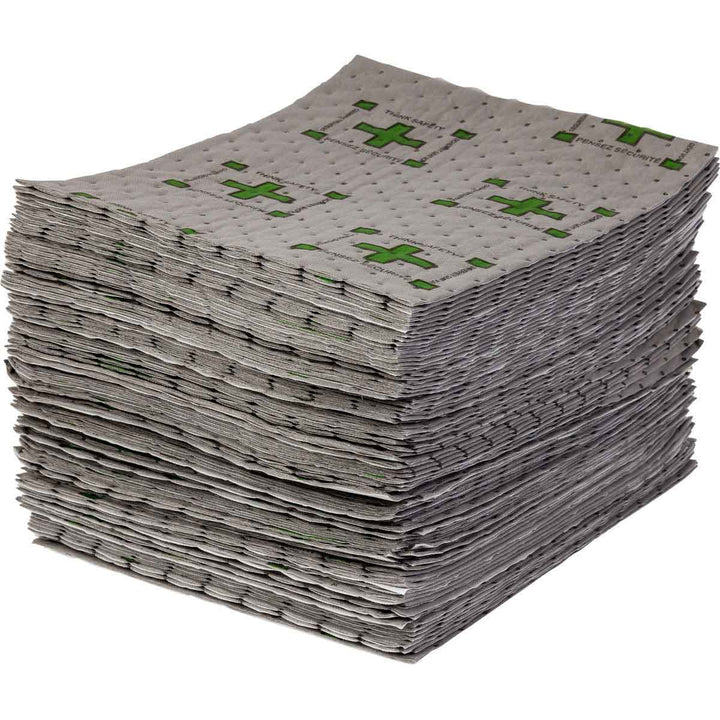 Brady HTBB100, High Traffic Universal Absorbent Pads, Heavy Weight, Absorbency Capacity 18.3 gal, Pack of 100 MTESolutions