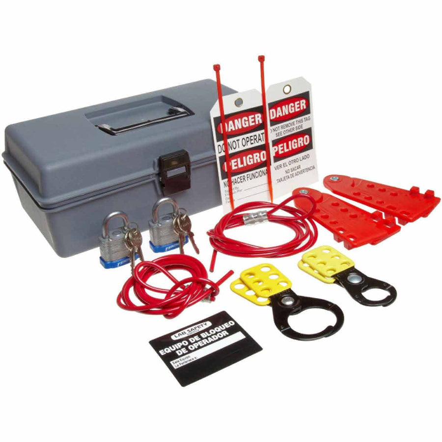 Brady LK520B, Cable Lockout Kit with 2 Steel Padlocks and 2 Bilingual Tags MTESolutions