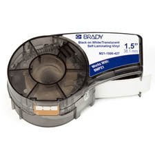 Brady M21 - 1500 - 427 Label Cartridge For Bmp21 Series Printers, White - Translucent MTESolutions
