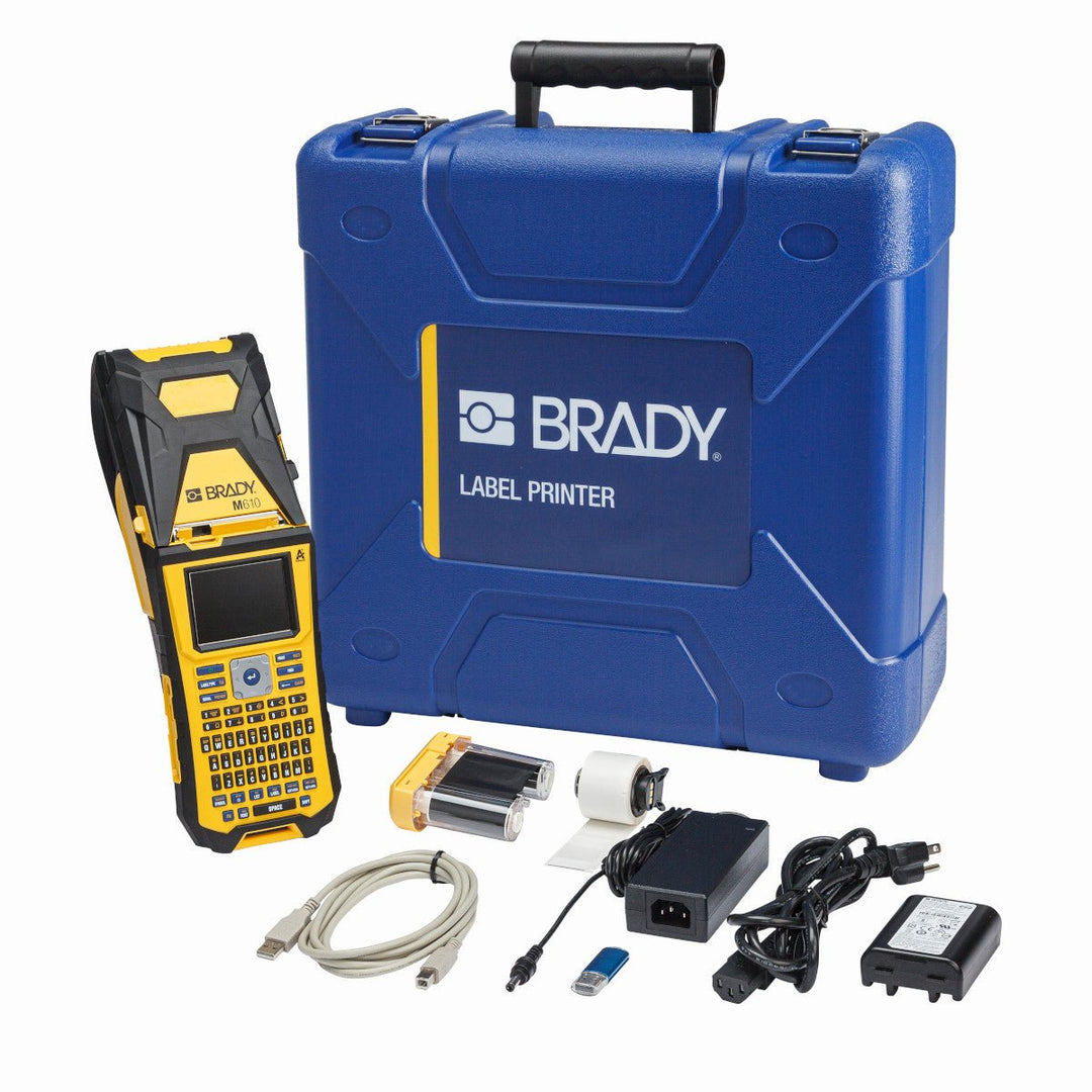 Brady M610-KIT Handheld Label Maker with Hard Case Brady MTESolutions