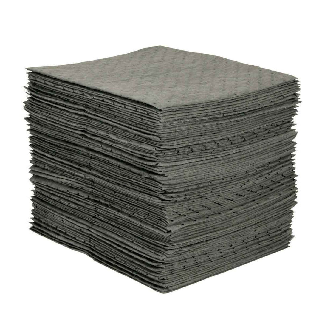 Brady MRO300, MRO Plus Universal Absorbent Pads, Medium Weight, 15" x 19", Absorbency Capacity 20.5 gal, Case of 100 Pads MTESolutions