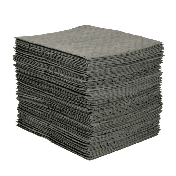 Brady MRO300, MRO Plus Universal Absorbent Pads, Medium Weight, 15" x 19", Absorbency Capacity 20.5 gal, Case of 100 Pads MTESolutions
