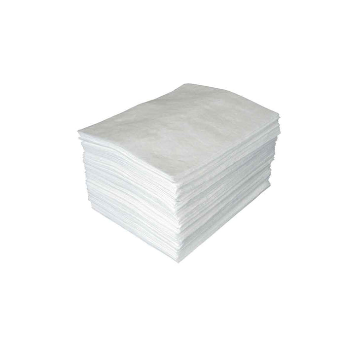 Brady MXO1000, Oil Only Absorbent Pads, Light Weight, 15" x 19", Absorbency Capacity 26 gal, Case of 100 Pads MTESolutions