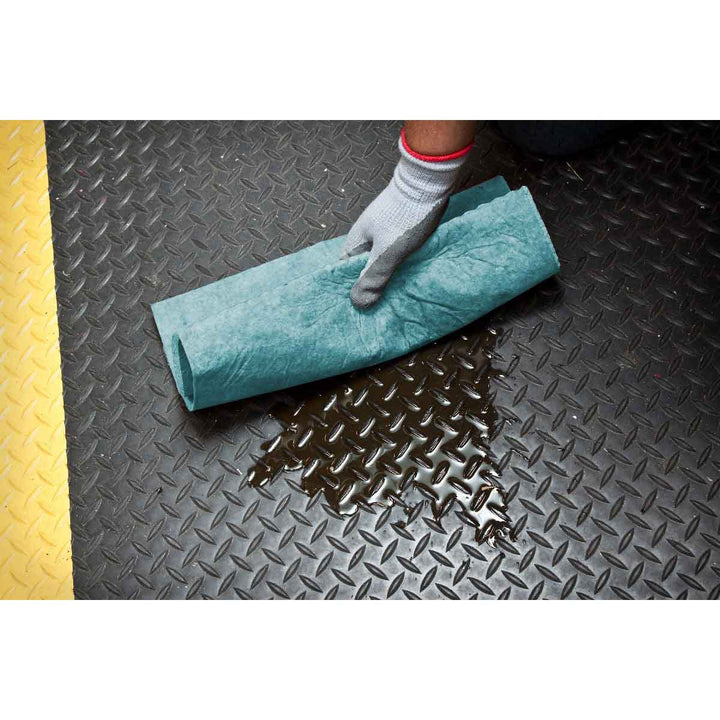 Brady RFP100, Re - Form™ Universal Absorbent Pads, Heavy Weight, 15" x 19", Absorbency Capacity 40 gal, Case of 100 Pads MTESolutions