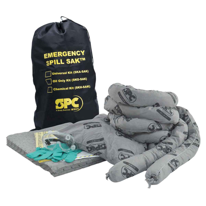 Brady SKA - SAK, ALLWIK Emergency Spill Sak Spill Control Kit - Universal Application MTESolutions
