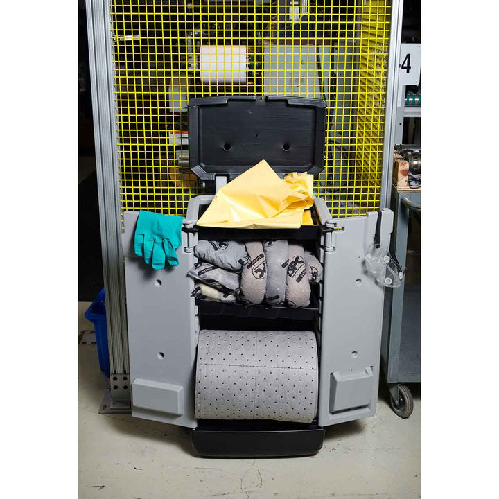 Brady SKH - K2, HAZWIK Mobile Kaddie Spill Control Kit - Chemical Application MTESolutions