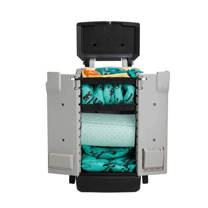 Brady SKH - K2, HAZWIK Mobile Kaddie Spill Control Kit - Chemical Application MTESolutions