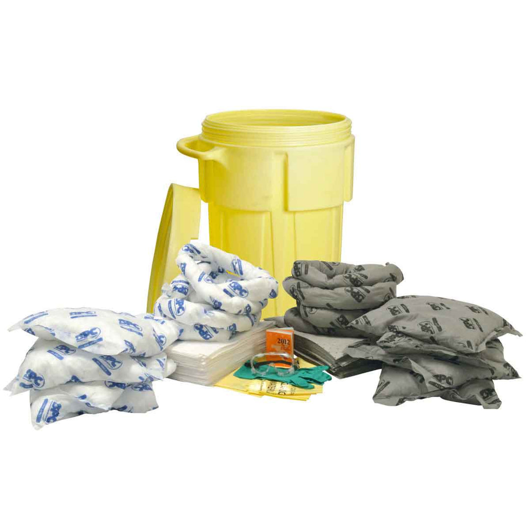 Brady SKMA - 55W, 55 - Gallon Drum Spill Control Kit - Mixed Oil Only and Universal Application, Wheeled MTESolutions