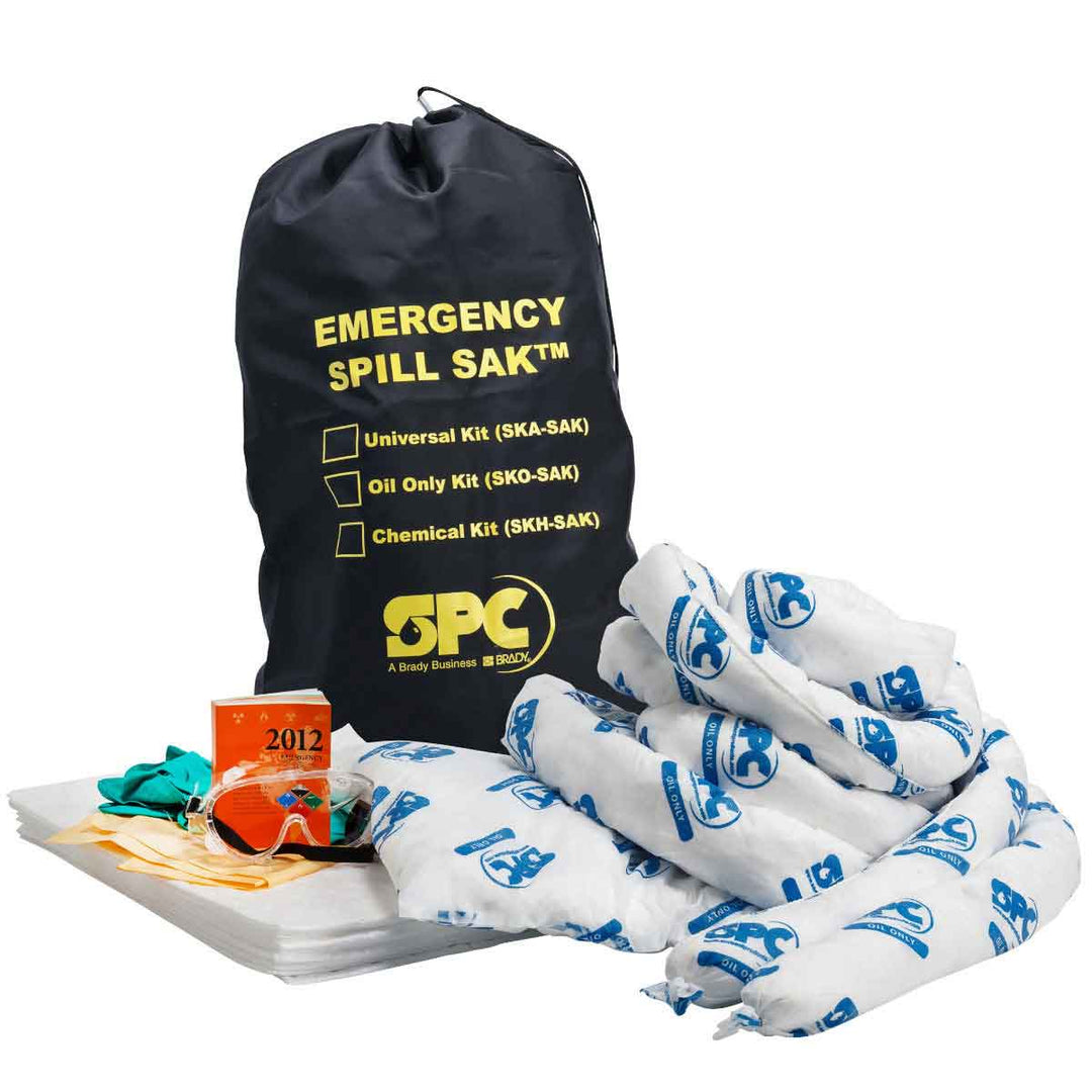 Brady SKO - SAK, Emergency Spill Sak Spill Control Kit - Oil Only Application MTESolutions