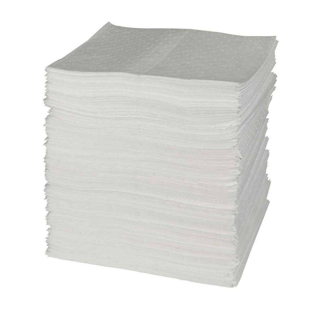 Brady SPC200, Oil Only Absorbent Pad, 15in X 19 in, Light, Bale of 200 Pads MTESolutions