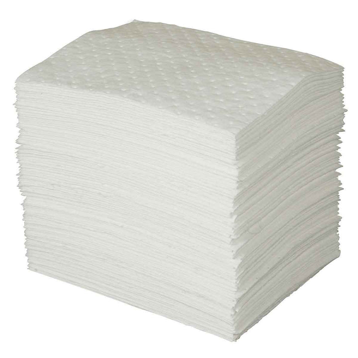 Brady SPC500, SPC Oil Only Absorbent Pads, Light Weight, 15" x 19", Absorbency Capacity 20 gal, Bale of 100 Pads MTESolutions