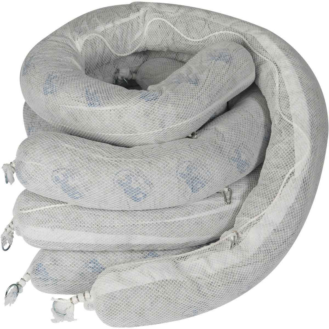 Brady SPCUN810, Universal Plus Chemical Absorbent Boom, 8 in X 10 ft, Bale of 4 MTESolutions