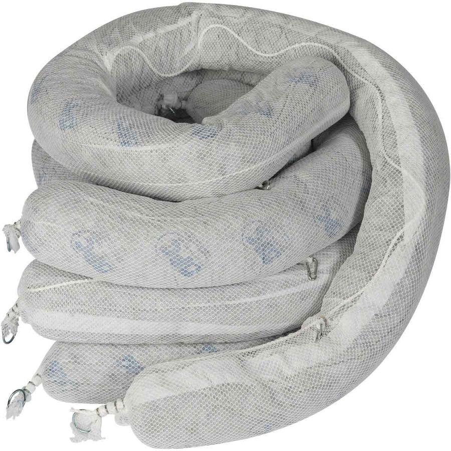 Brady SPCUN810, Universal Plus Chemical Absorbent Boom, 8 in X 10 ft, Bale of 4 MTESolutions