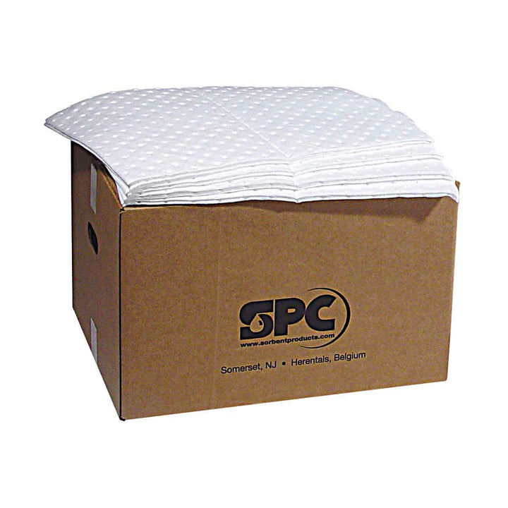 Brady SXT100, SXT Oil Only Absorbent Pads , Heavy Weight, 15" x 19", Absorbency Capacity 19.5 gal, Case of 100 Pads MTESolutions
