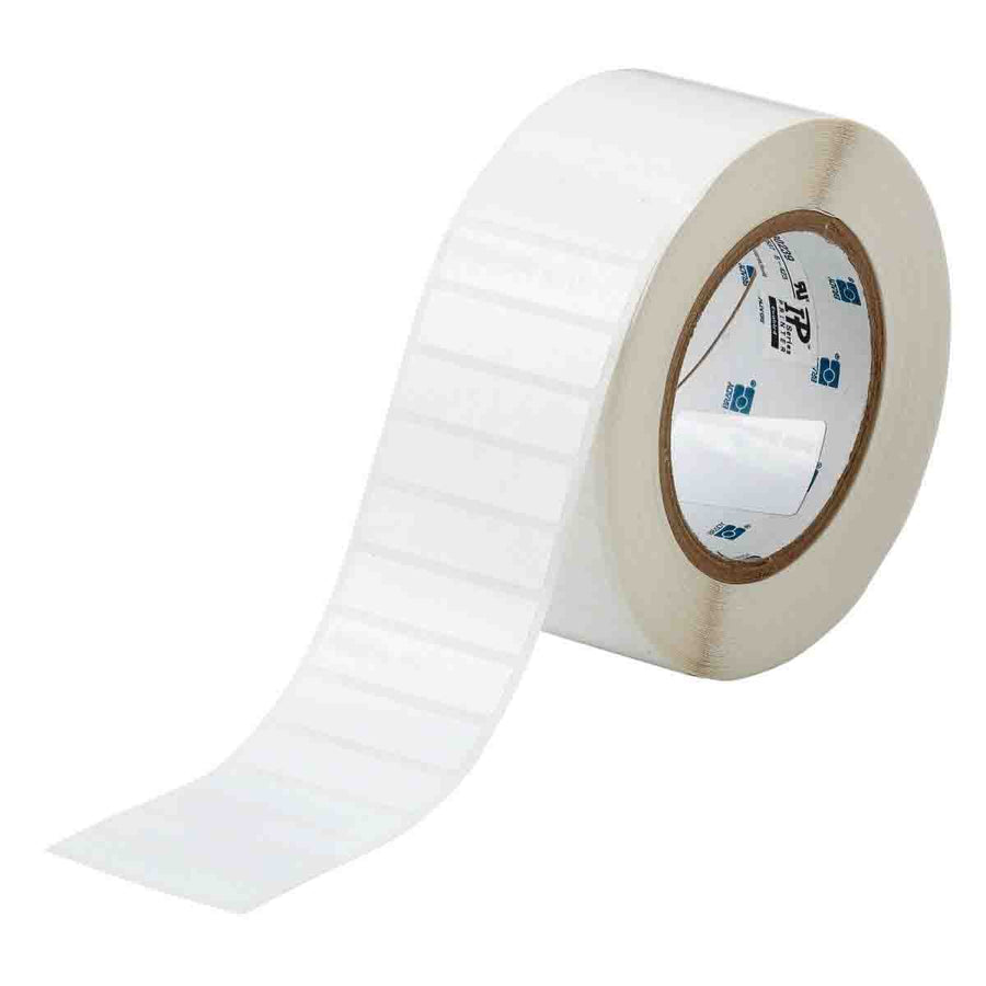 Brady, THT - 53 - 423 - 3, Harsh Environment Multi - Purpose Polyester Labels for 3" Core Printers - 0.5" x 2", White MTESolutions