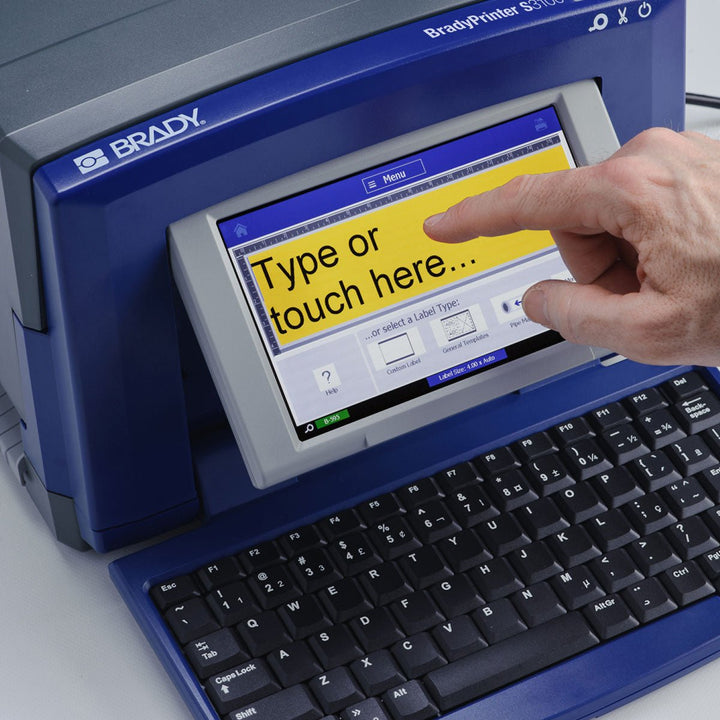 BradyPrinter S3100 - W Sign and Label Printer with Workstation Safety and Facility ID Software MTESolutions
