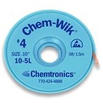 Chemtronics 10 - 5L Chem - Wik Rosin Flux Desoldering Wick 2.8mm 5 feet, 25 Bobbins MTESolutions