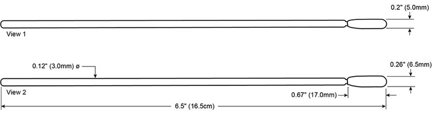 Chemtronics 49285CLR, Coventry ESD Static Control Swabs, 500 Swabs/Bag MTESolutions