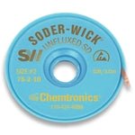 Chemtronics 70 - 2 - 25, Soder - Wick Unfluxed Desoldering Wick .06in, 25 ft MTESolutions
