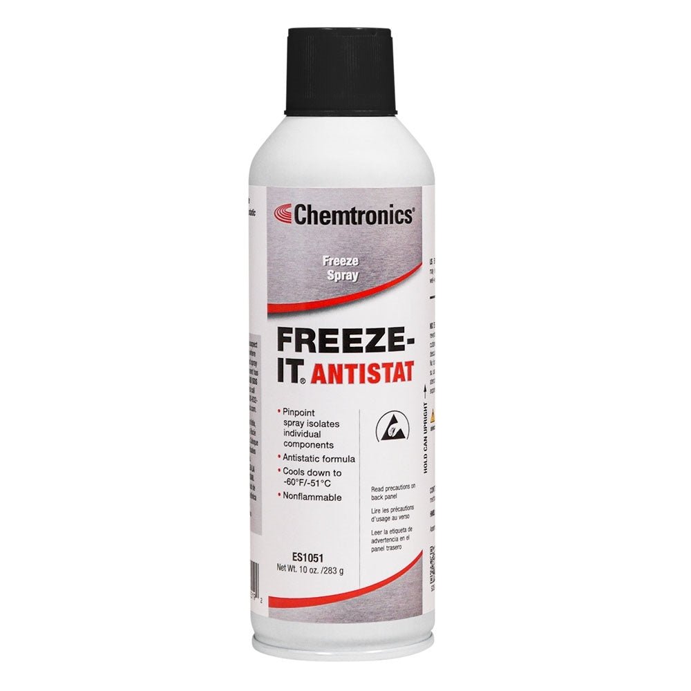 Chemtronics ES1051 Freeze - It Antistatic Freeze Spray - 10oz, 12 cans per case MTESolutions