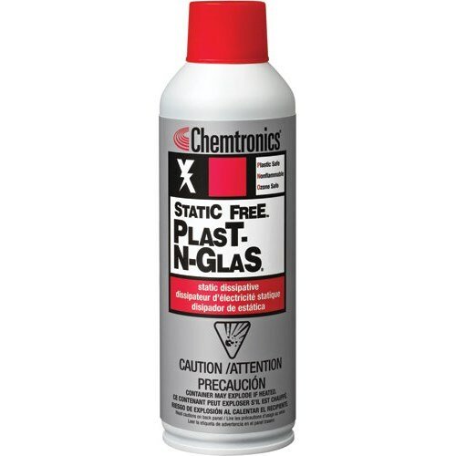 Chemtronics ES1668 Static Free Plast - N - Glas, Plastic & Glass Cleaner - 14oz MTESolutions