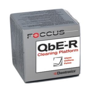 Chemtronics QBE - R, Fiber Optic Cleaning System, Box of 200 Wipes MTESolutions