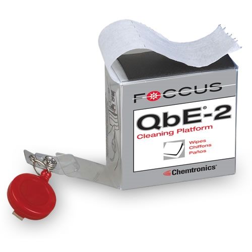 Chemtronics QBE2, Fiber Optic Cleaning System, Box of 200 Wipes MTESolutions
