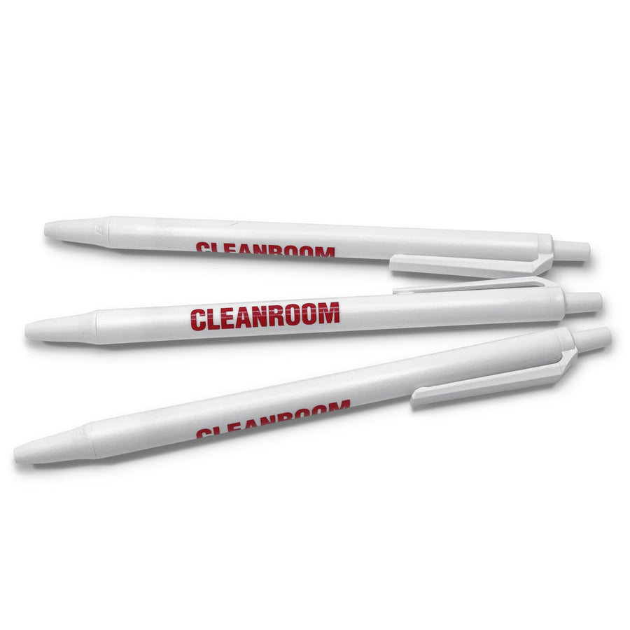Columbia Cleanroom P1115 - CLICK - RED Red CR Click Pen 100/CS MTESolutions