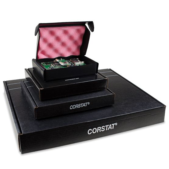 Corstat 3090 - 2 Correc - pak Shippers | Static Shielding for Shipping 7 x 5 x 2 - 1/2 in, 24/cs MTESolutions