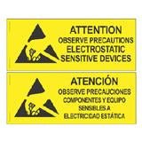 Desco 06750 Esd Attention Sign In English And Spanish MTESolutions