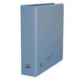 Desco 07433 Esd - Safe Blue 3 - Ring Binder With Clear Overlay, 2" MTESolutions