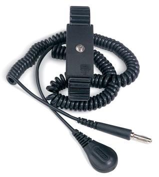 Desco 09085 Premium Metal Expansion Adjustable Wrist Band With 6' Coil Cord MTESolutions