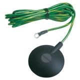 Desco 09814 Floor Mat Ground Cord, 15' No Resistor MTESolutions