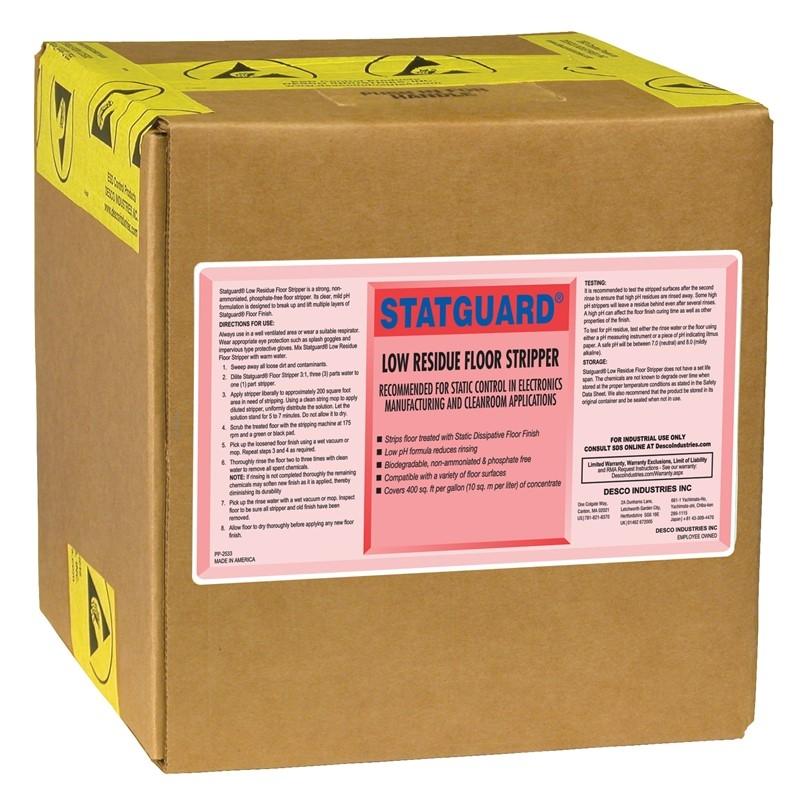 Desco 10441 Statguard Floor Stripper, 2.5 Gallon Cube Bag - In - Box MTESolutions