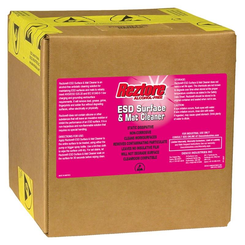 Desco 10448 Reztore Surface & Mat Cleaner, 2.5Gal Refill MTESolutions