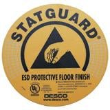 Desco 10500 Statguard Floor Label, 10 Per Pack MTESolutions