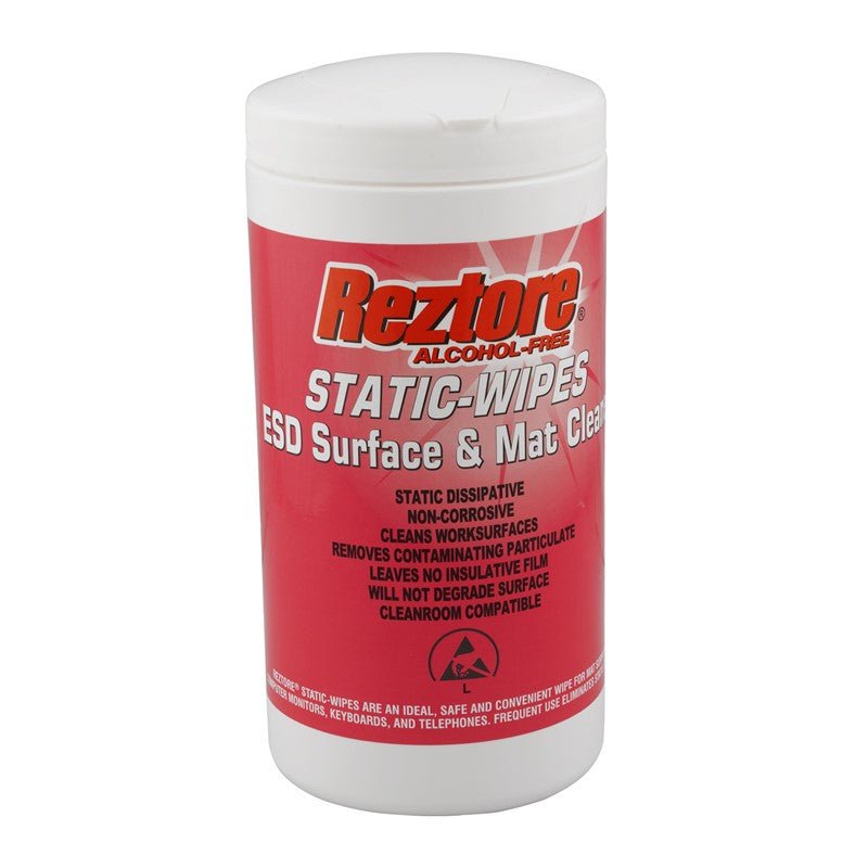 Desco 16019 Reztore Surface and Mat Cleaner, Canister 100 Wipes, 600ML MTESolutions
