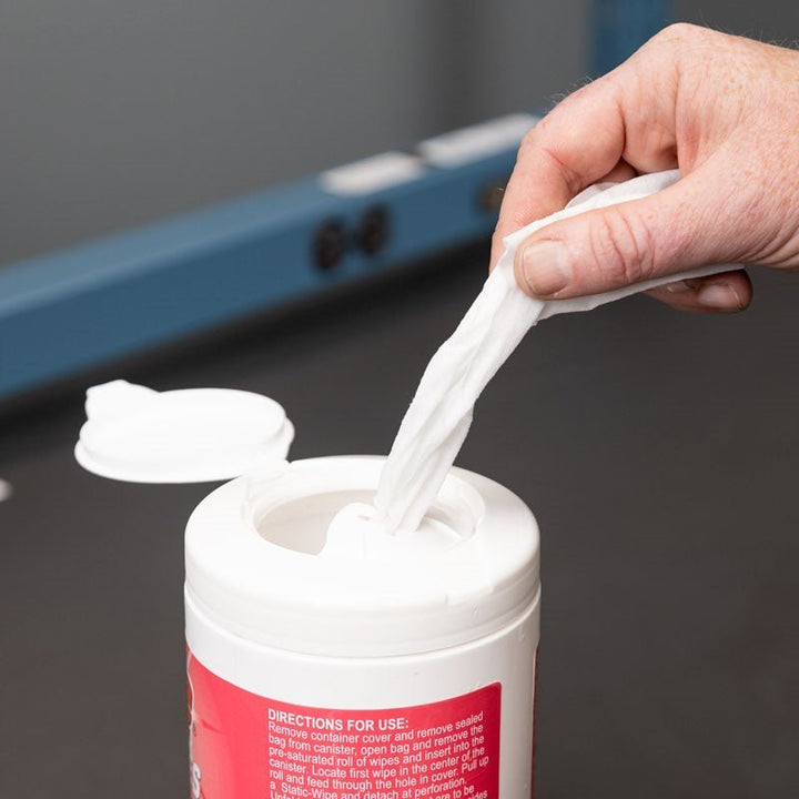 Desco 16019 Reztore Surface and Mat Cleaner, Canister 100 Wipes, 600ML MTESolutions