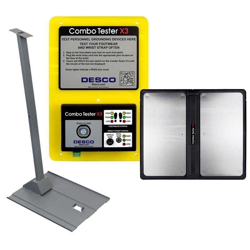 Desco 19271 Combo Tester X3, With Stand MTESolutions