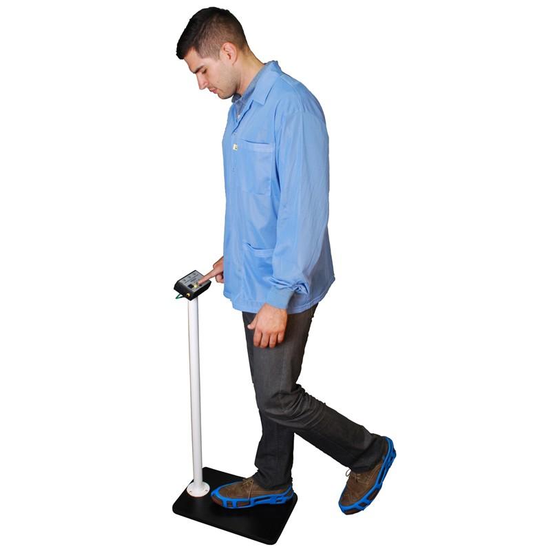 Desco 19282 Wrist Strap And Footwear Combo Tester With Stand MTESolutions