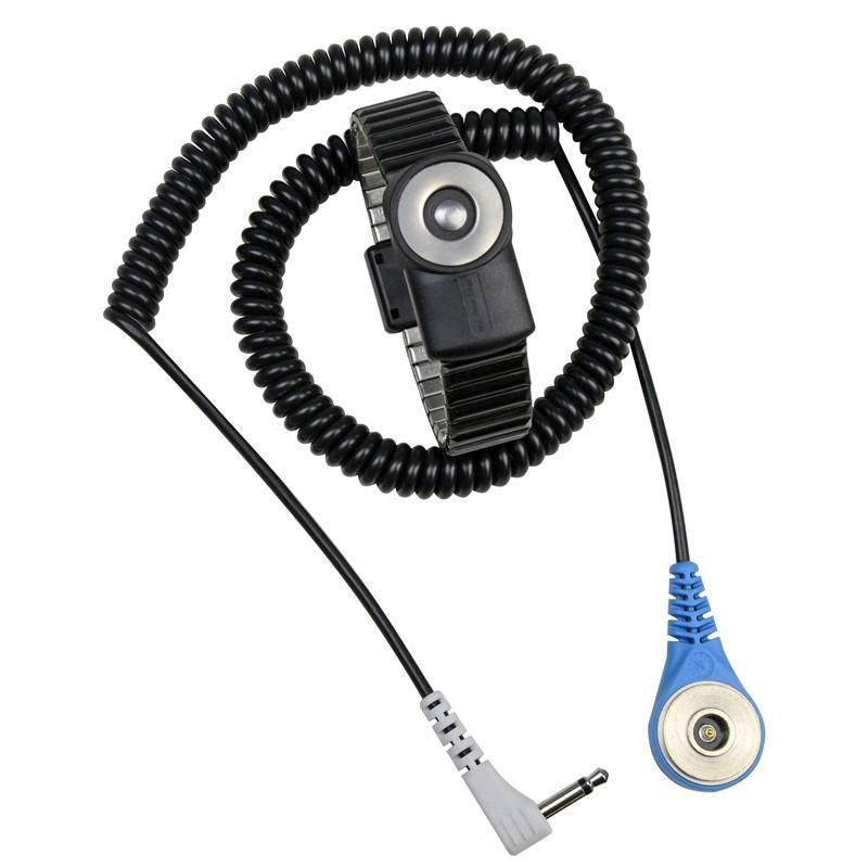 Desco 19901 Dual - Wire Wrist Strap, Magsnap 360, Medium MTESolutions