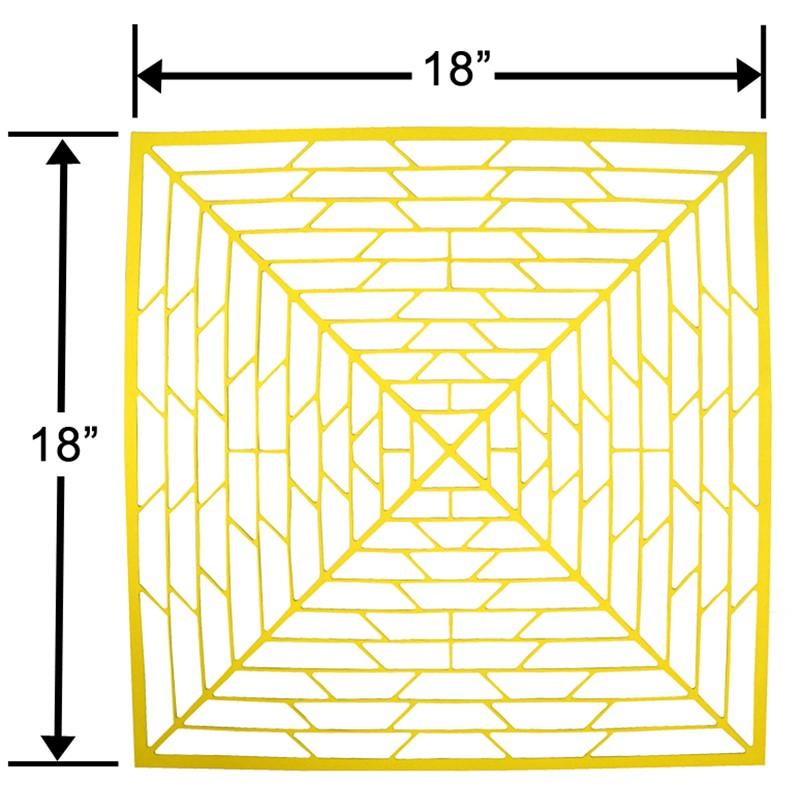 Desco 41403 PCB Wash Tray Liner, Trim to Fit, 18 in x 18 in MTESolutions
