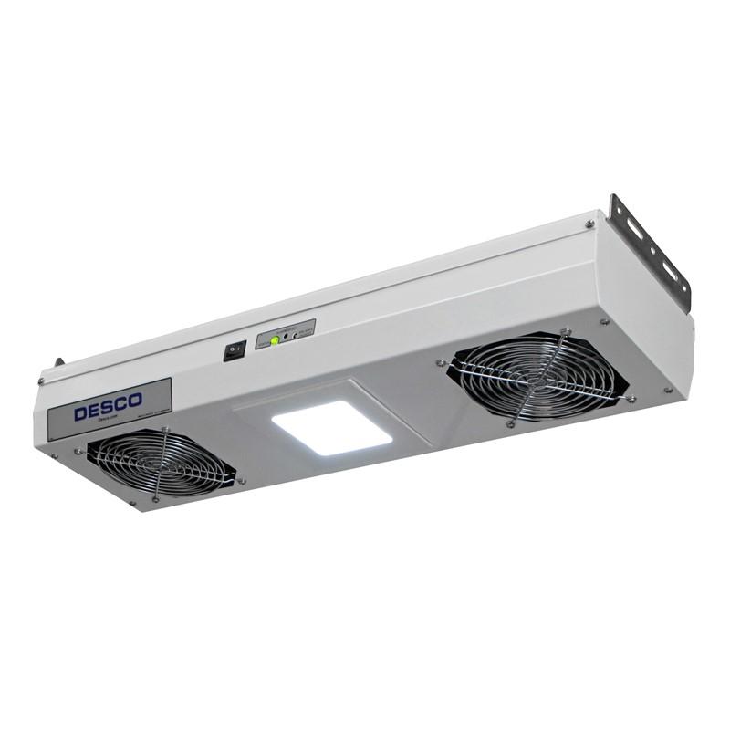 Desco 60467 Chargebuster Overhead Ionizer With Led Light, 2 - Fan, 120Vac MTESolutions
