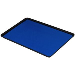 Desco 66222, Dissipative Dual Layer Rubber Tray Liner, Dark Blue, 16 in x 24 in x .060 in MTESolutions